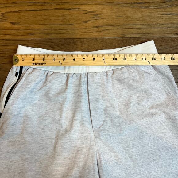 RAWGEAR Men's Athletic Training Shorts Heather Gray Zipper Pockets Gym Workout - Picture 3 of 10